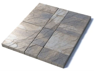 Тротуарная плитка Петра, 60 мм, Базальт