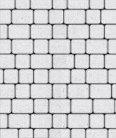 Тротуарная плитка Классико, 40 мм, мрамор, белый