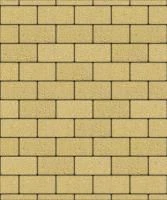 Тротуарная плитка Прямоугольник 200х100х80 мм, желтый