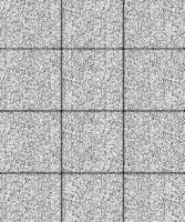 Тротуарная плитка Квадрат 300х300х60 мм, мрамор, белый с черным