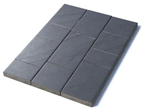 Тротуарная плитка Литос, 60 мм, черный