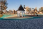 Тротуарная плитка Антик  Б.3.А.6 гранит н/м листопад (черный,белый) - Антрацит