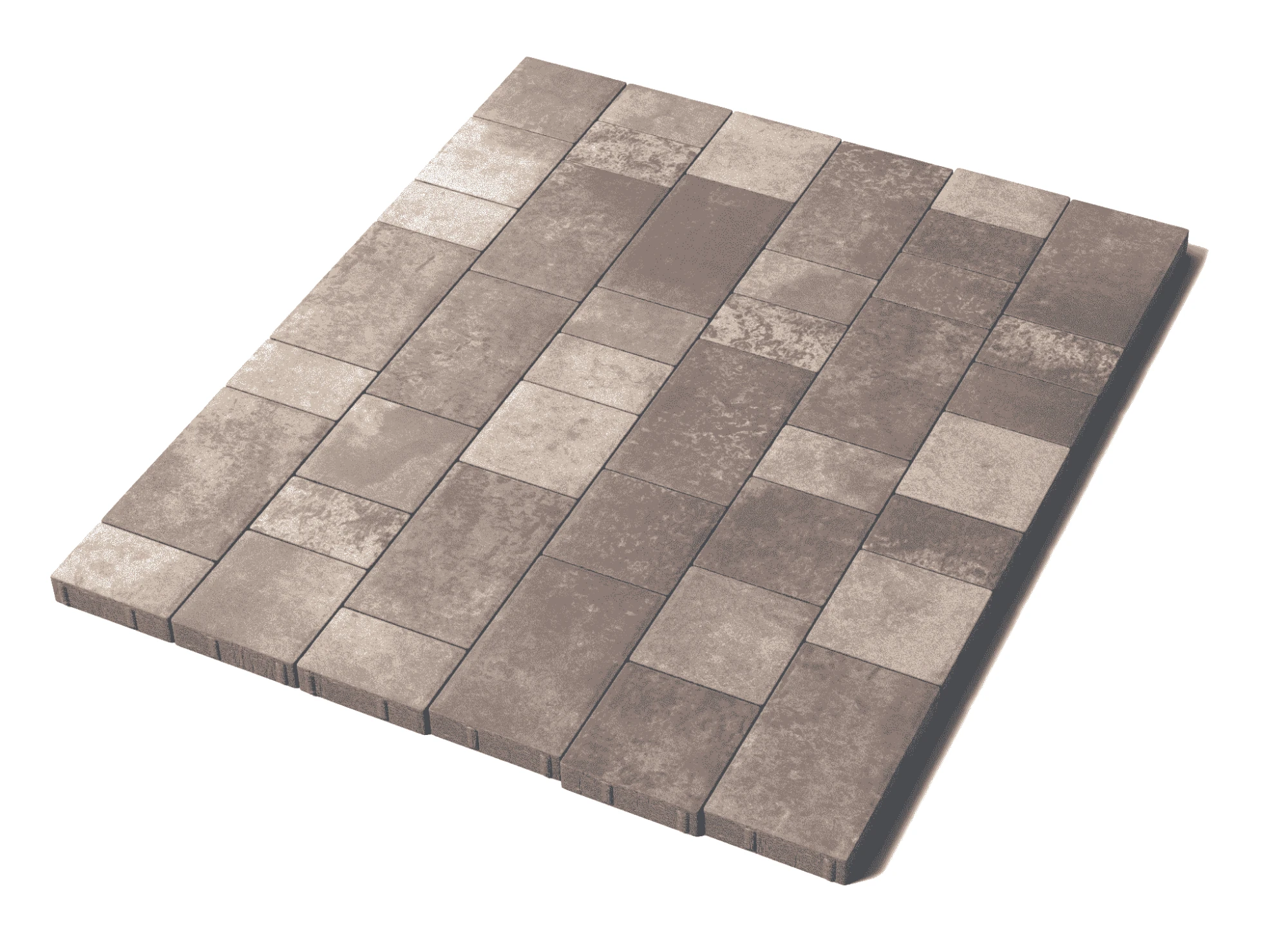Тротуарная плитка Старый город, 40 мм, Хаски
