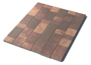 Тротуарная плитка Старый город, 40 мм, Осень