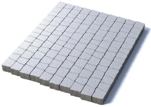 Тротуарная плитка Абрис, мрамор, белый