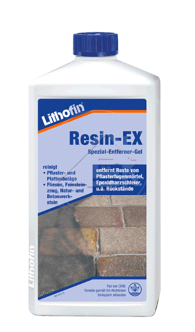 Средство специальный очищающий гель Resin-EX, Lithofin, 1кг