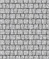 Тротуарная плитка Абрис, 60 мм, мрамор, белый с черным