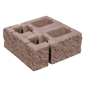 Заборный блок колотый, для колонн, 380*260*140мм;380*120*140мм, коричневый Заборный блок колотый, для колонн, 380*260*140мм;380*120*140мм, коричневый