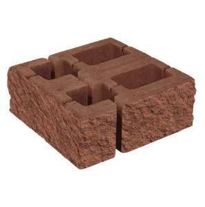 Заборный блок колотый, для колонн, 380*260*140мм;380*120*140мм, клинкер Заборный блок колотый, для колонн, 380*260*140мм;380*120*140мм, клинкер