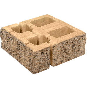 Заборный блок колотый, для колонн, 380*260*140мм;380*120*140мм, степняк Заборный блок колотый, для колонн, 380*260*140мм;380*120*140мм, степняк