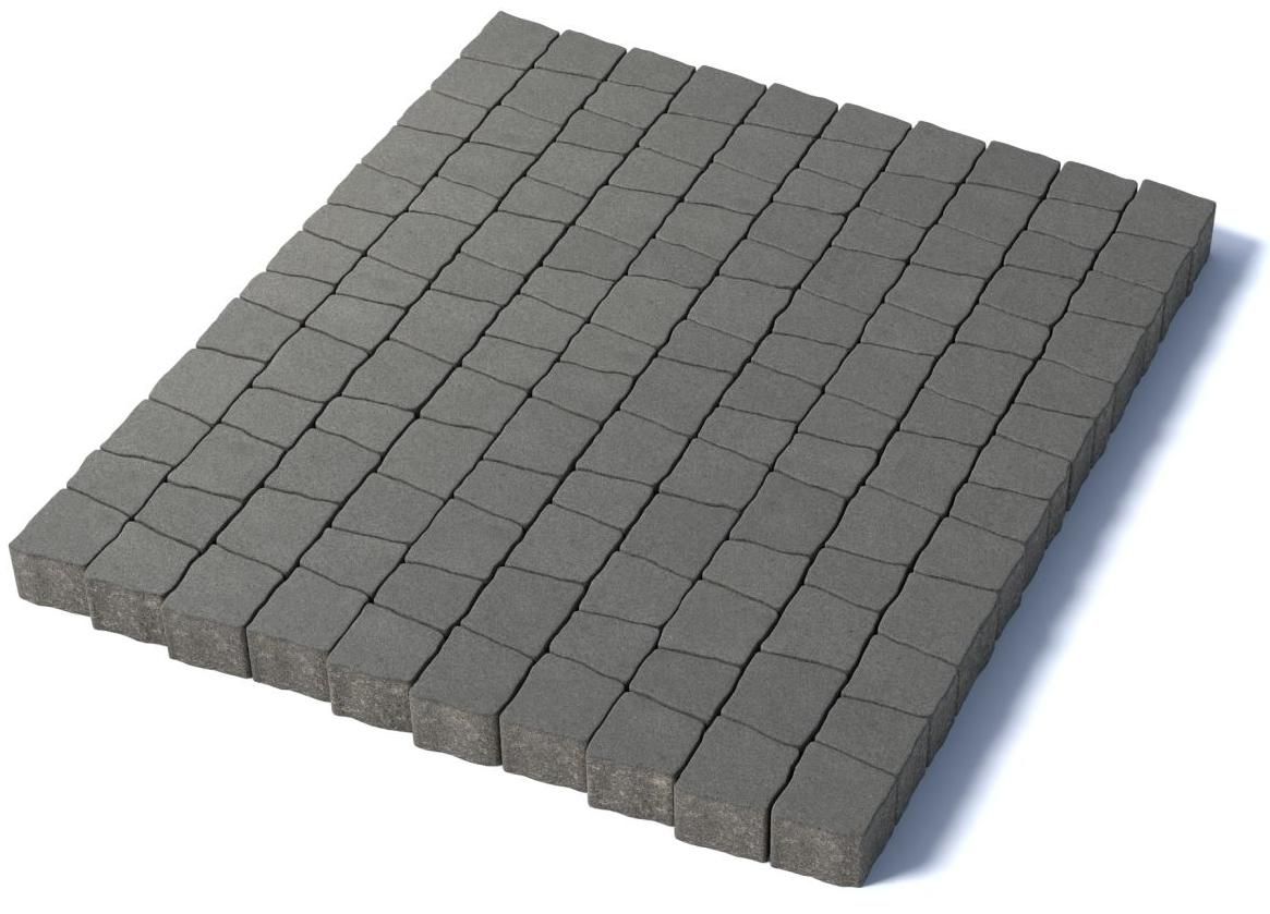 Тротуарная плитка Абрис, 60 мм, серый
