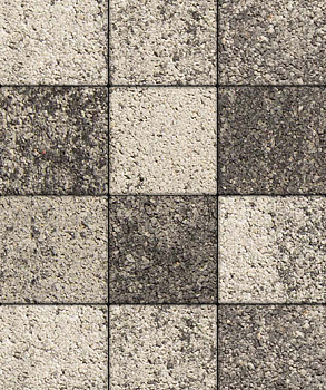 Тротуарная плитка Квадрат 300х300х60 мм, Антрацит