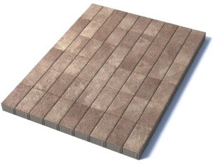 Тротуарная плитка Прямоугольник 200х100х60 мм, гранит, Хаски