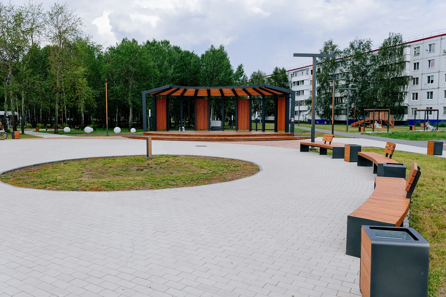 Сквер Спортивный в Тобольске