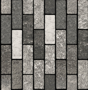 Облицовочный порядовочный вибропрессованный кирпич, Антрацит