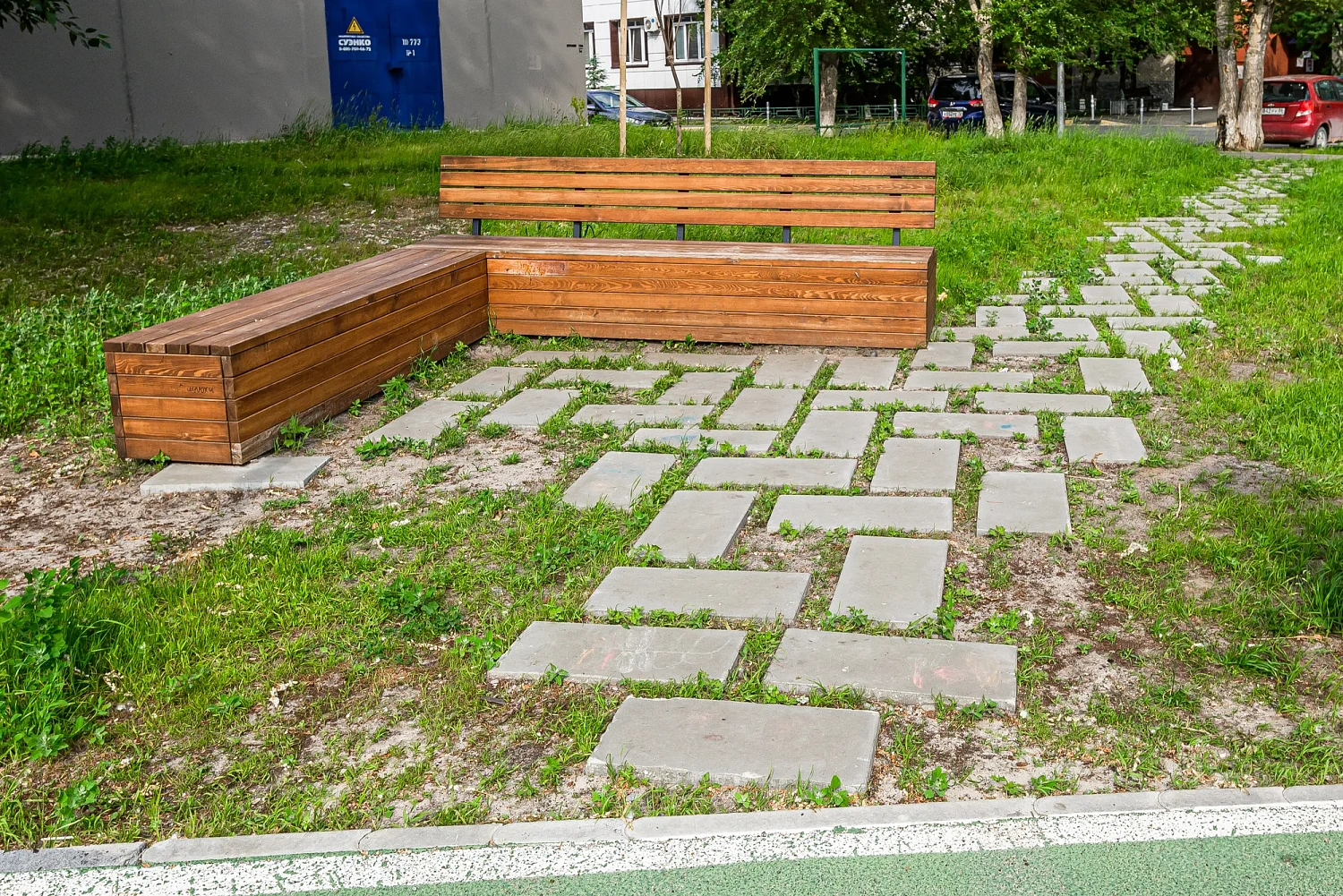 Сквер Добровольцев в Тюмени (Московский тракт, 163)