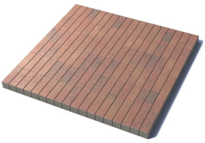 Тротуарная плитка Паркет 180х60х60 мм, гранит, Арабская ночь