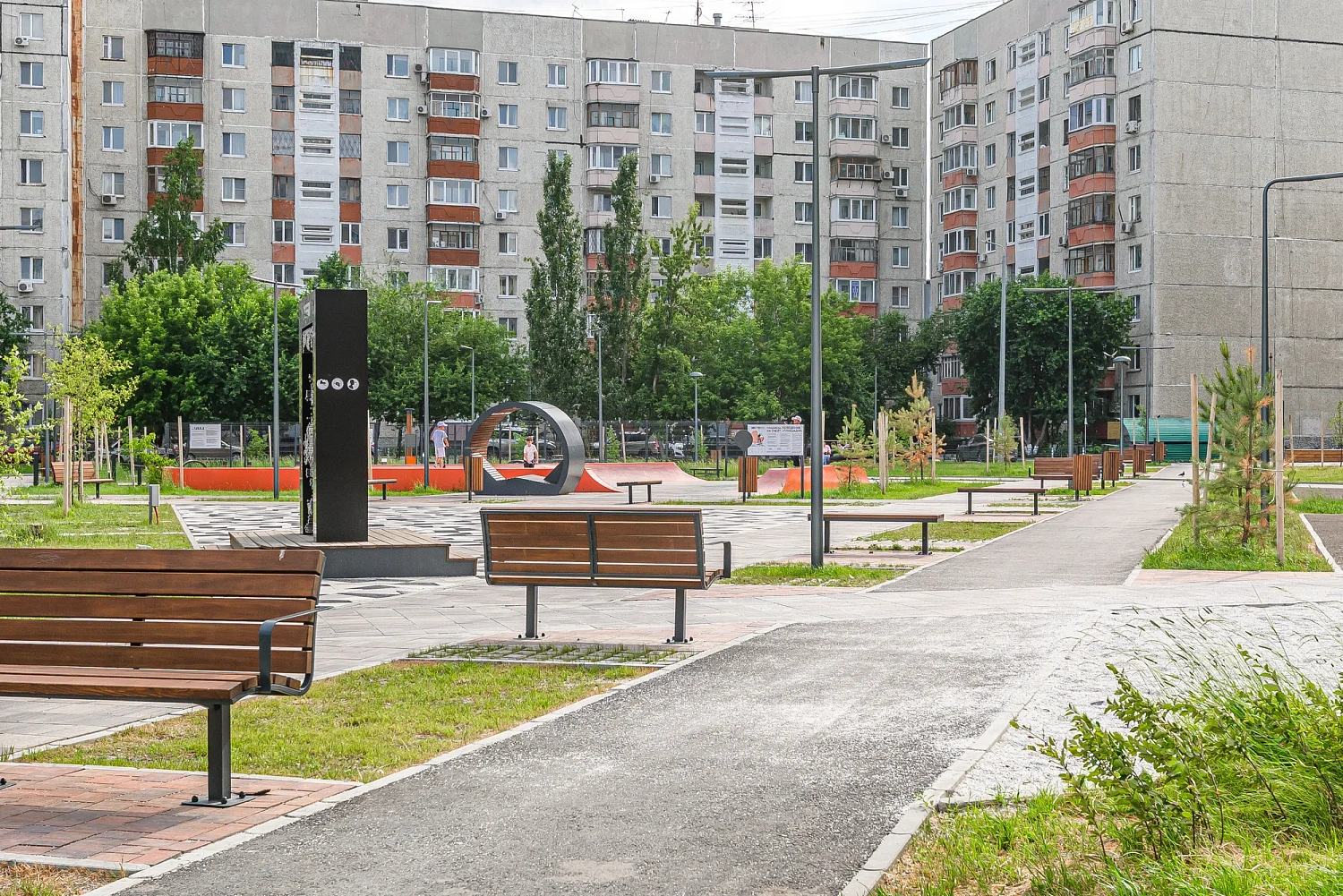Сквер Добровольцев в Тюмени (Московский тракт, 163)