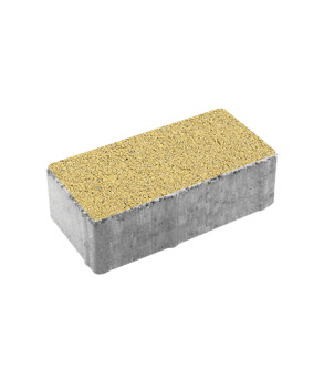 Купите тротуарную плитку Б.2.П.8 гладкая желтая