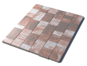 Тротуарная плитка Старый город, 80 мм, Клен