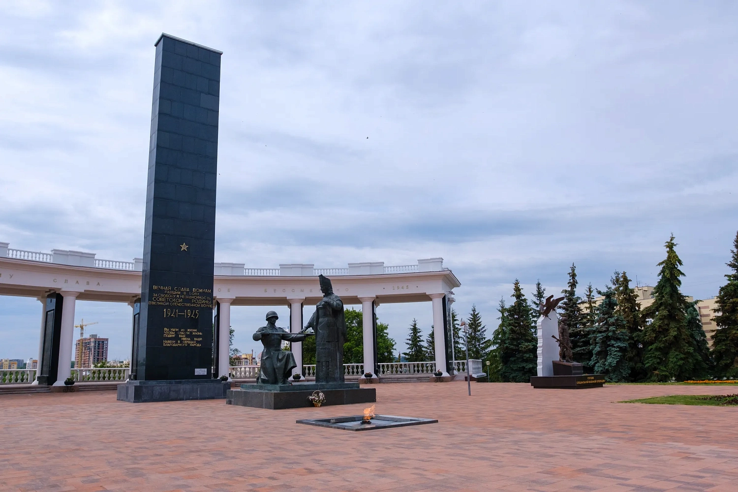 Площадь Победы в Саранске (Республика Мордовия)